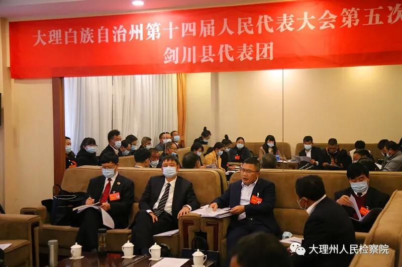 大理州人民檢察院派員聽取人大代表意見建議.jpg